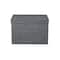 Household Essentials Canvas Storage Boxes with Lids, 2ct.
